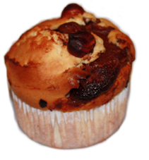 Muffin nutella noisette