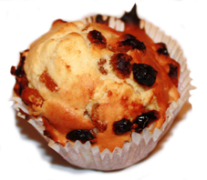 Muffin pomme raisin cannelle